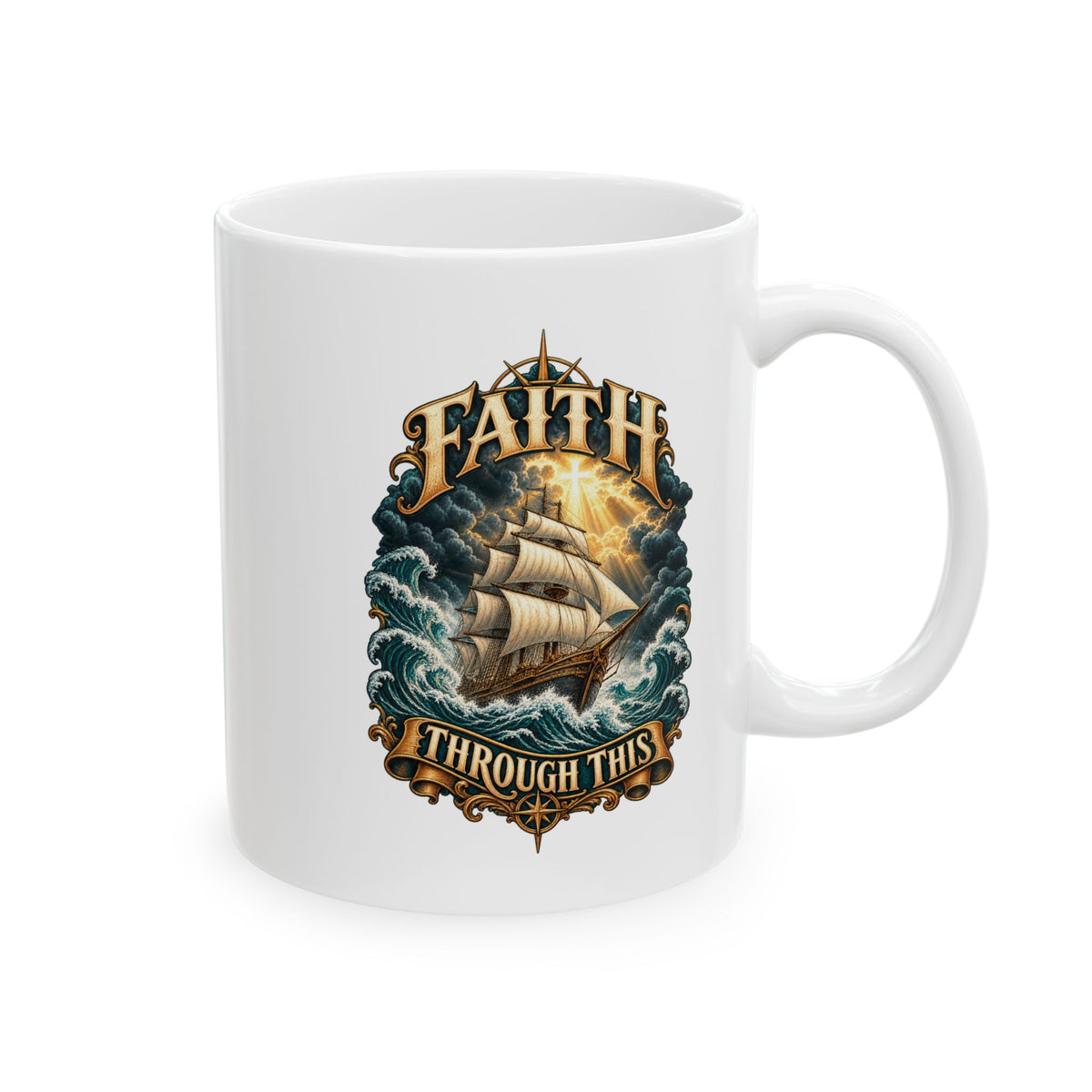 Forest Bear Ceramic Mug - 'Take Me To The Woods' Coffee Cup (11oz, 15oz)