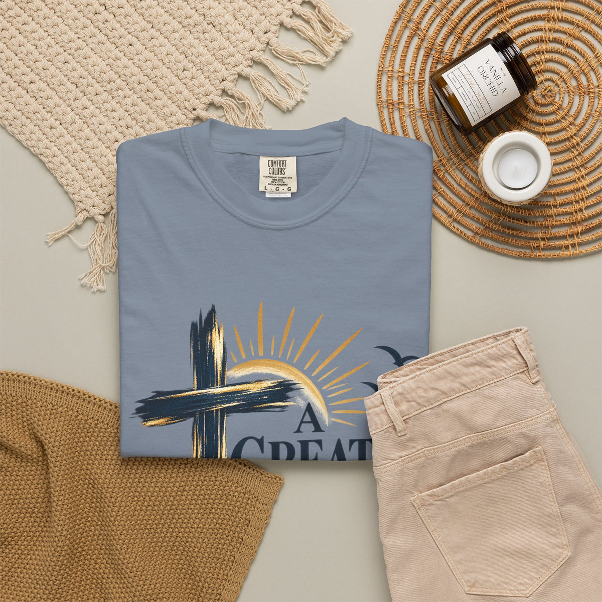 A Greater Story T-Shirt — Faith Anchored Christian Tee
