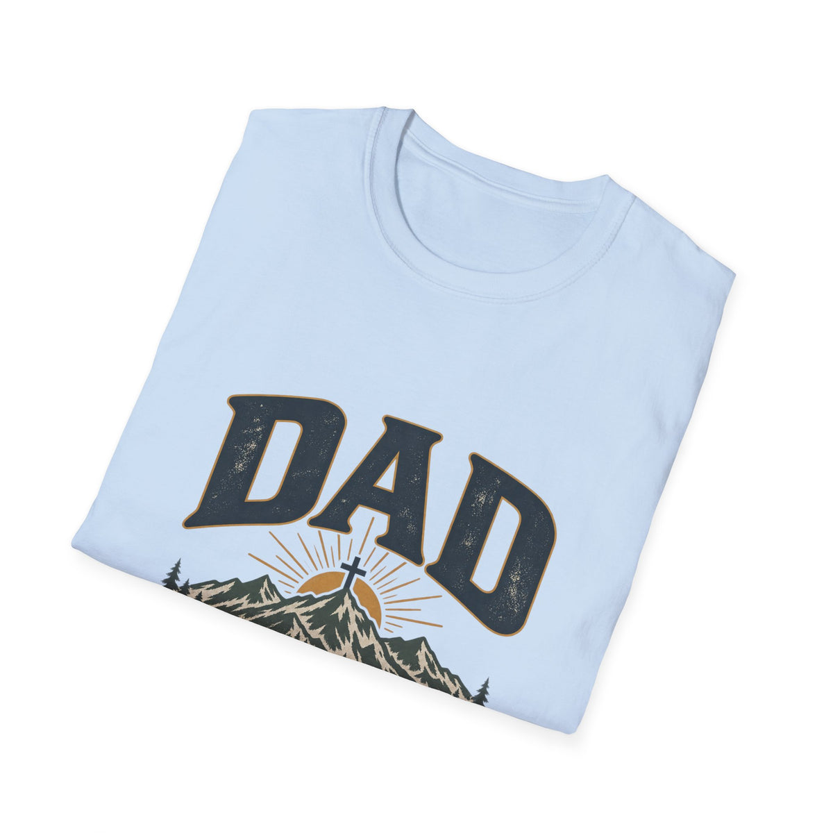 Dad T-Shirt - "Led by Faith, Fueled by Love" Christian Dad Tee