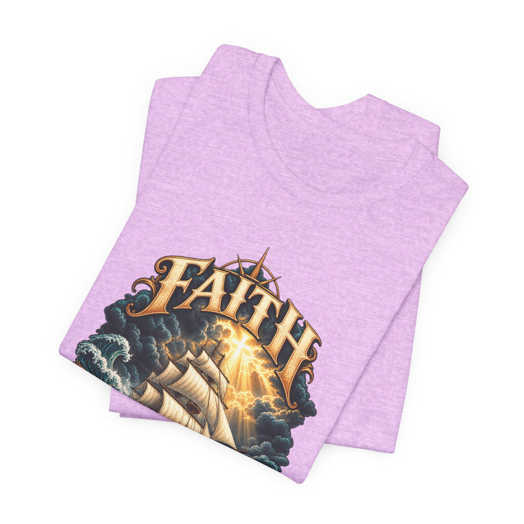 Faith Through This T-Shirt – Nautical Sailing Inspirational Tee