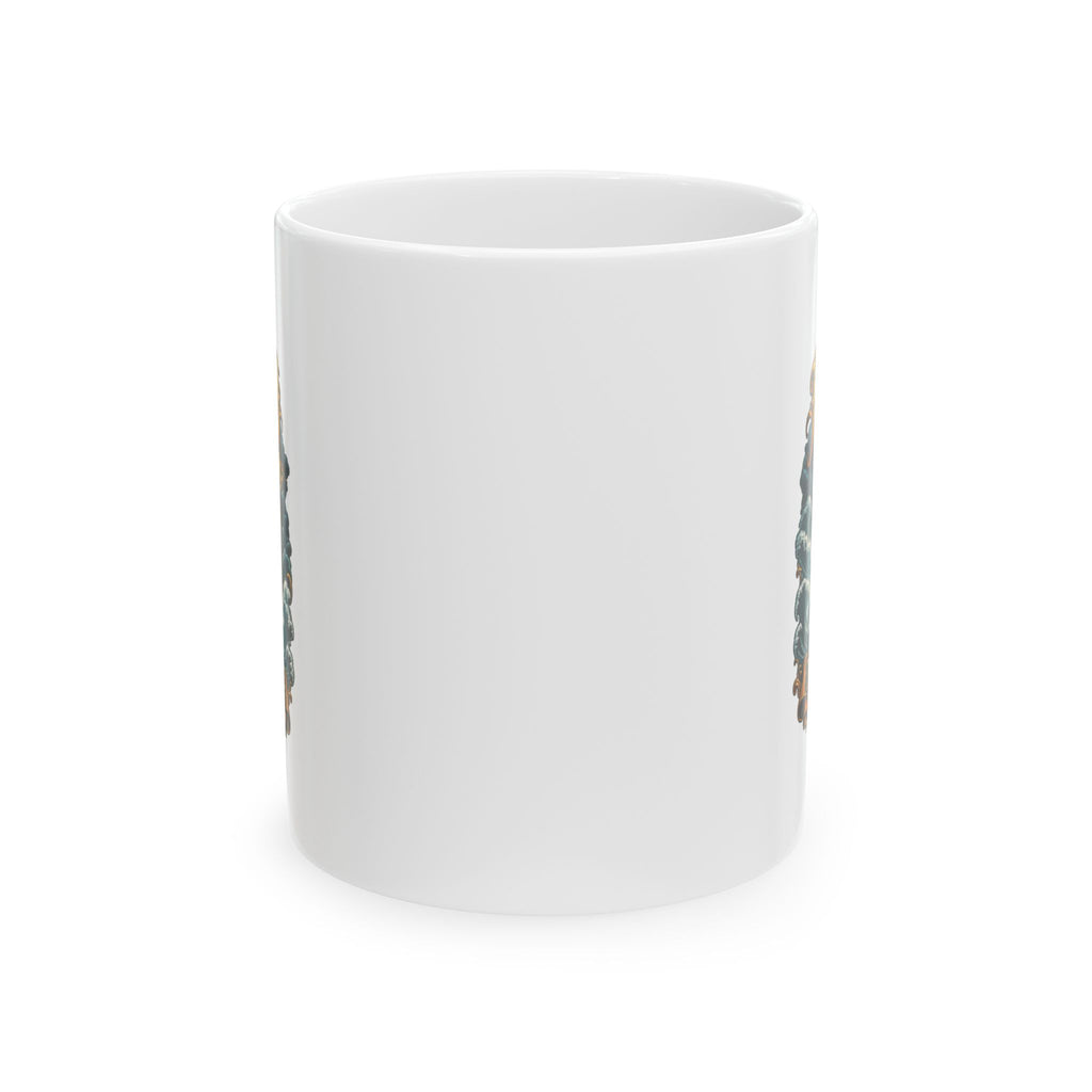 Forest Bear Ceramic Mug - 'Take Me To The Woods' Coffee Cup (11oz, 15oz)