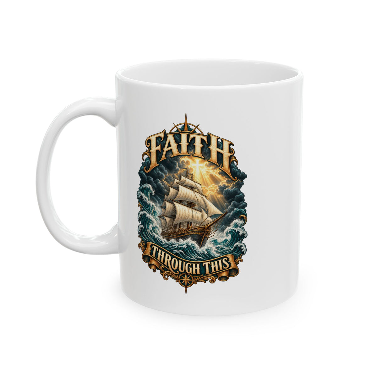 Forest Bear Ceramic Mug - 'Take Me To The Woods' Coffee Cup (11oz, 15oz)
