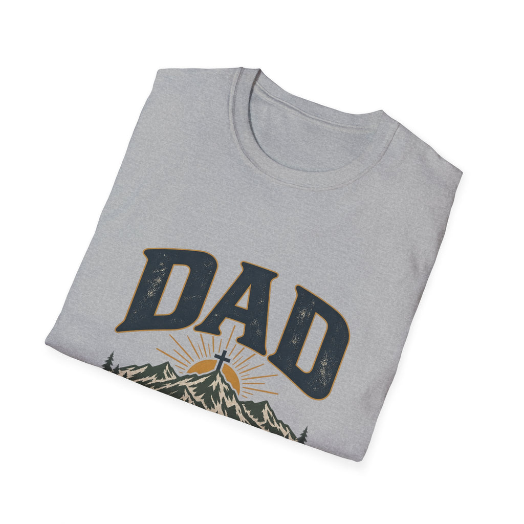 Dad T-Shirt - "Led by Faith, Fueled by Love" Christian Dad Tee