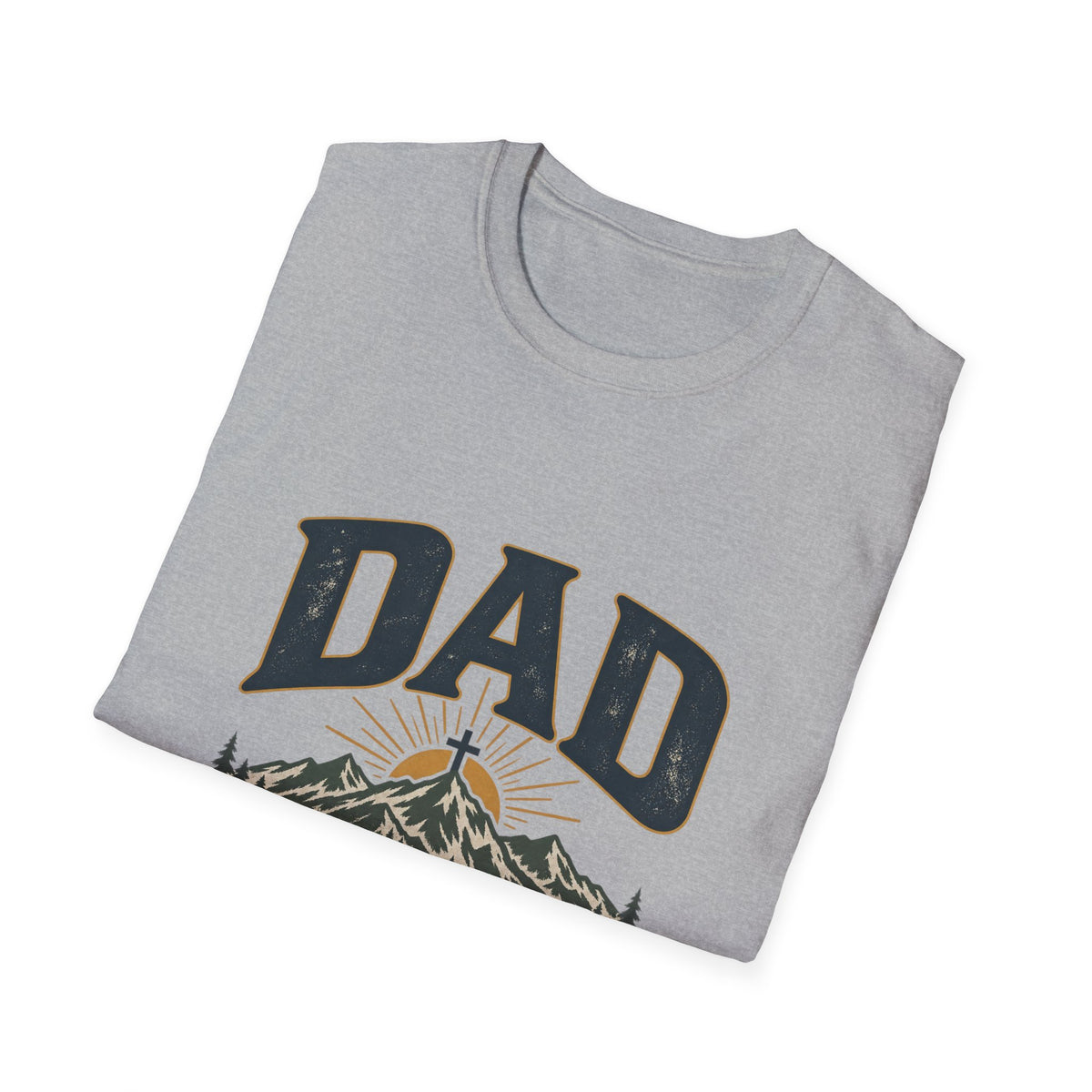 Dad T-Shirt - "Led by Faith, Fueled by Love" Christian Dad Tee