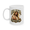 Coffee Mug — Retro “Faith Over Fear” Inspirational Ceramic Mug (11oz & 15oz)