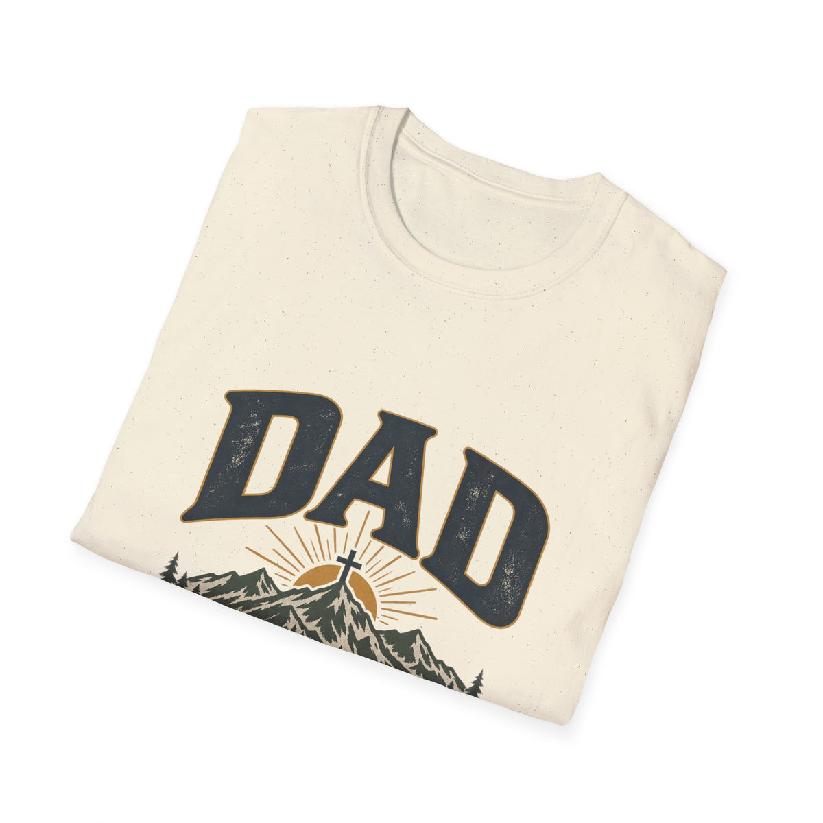 Dad T-Shirt - "Led by Faith, Fueled by Love" Christian Dad Tee