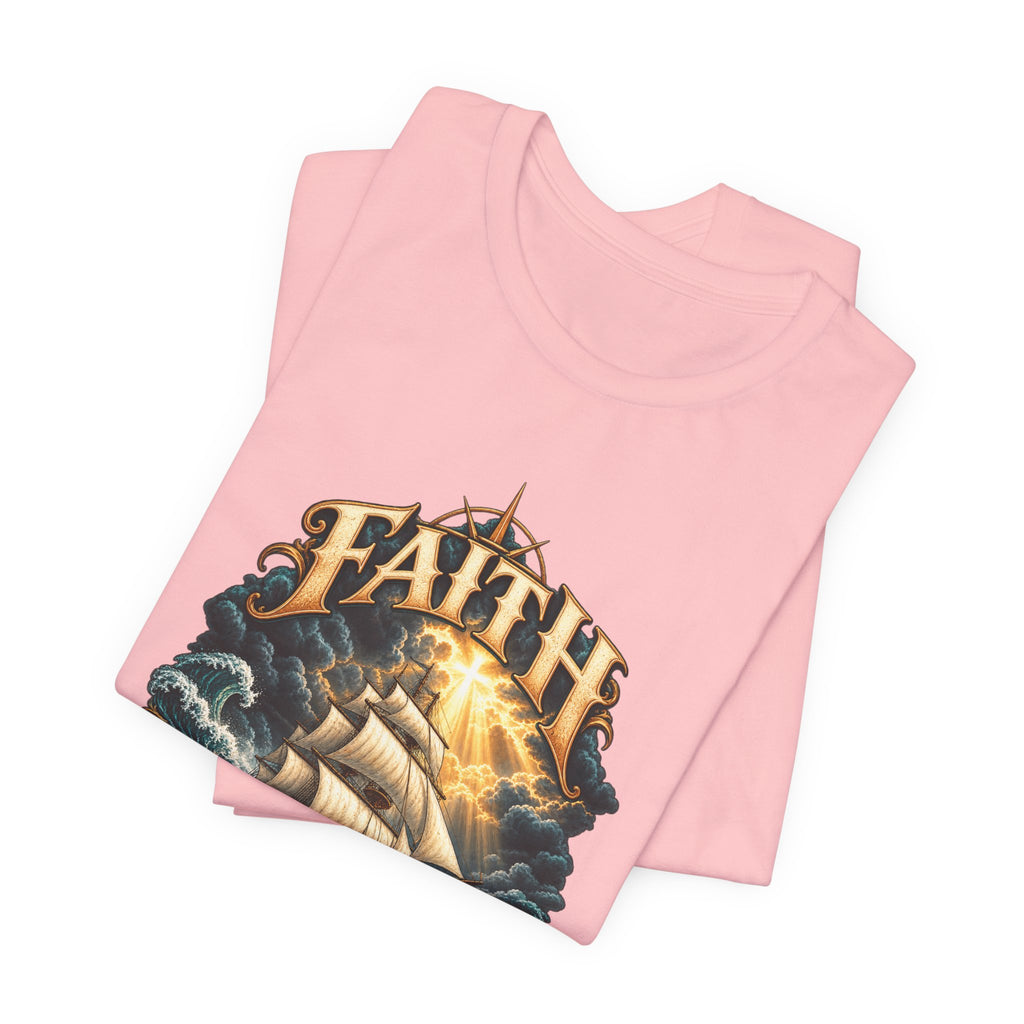 Faith Through This T-Shirt – Nautical Sailing Inspirational Tee