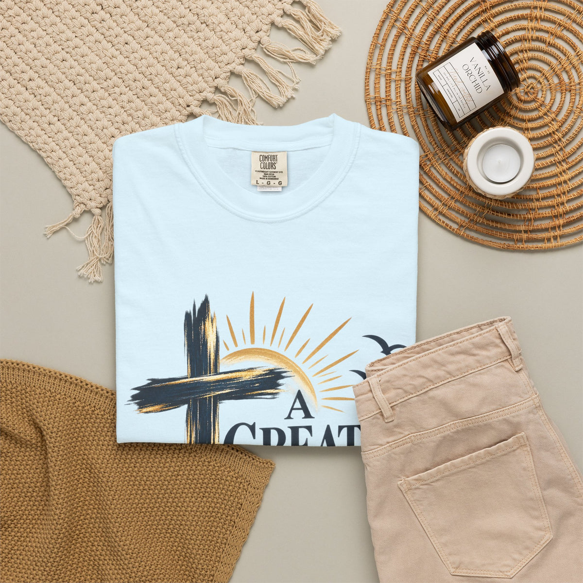 A Greater Story T-Shirt — Faith Anchored Christian Tee