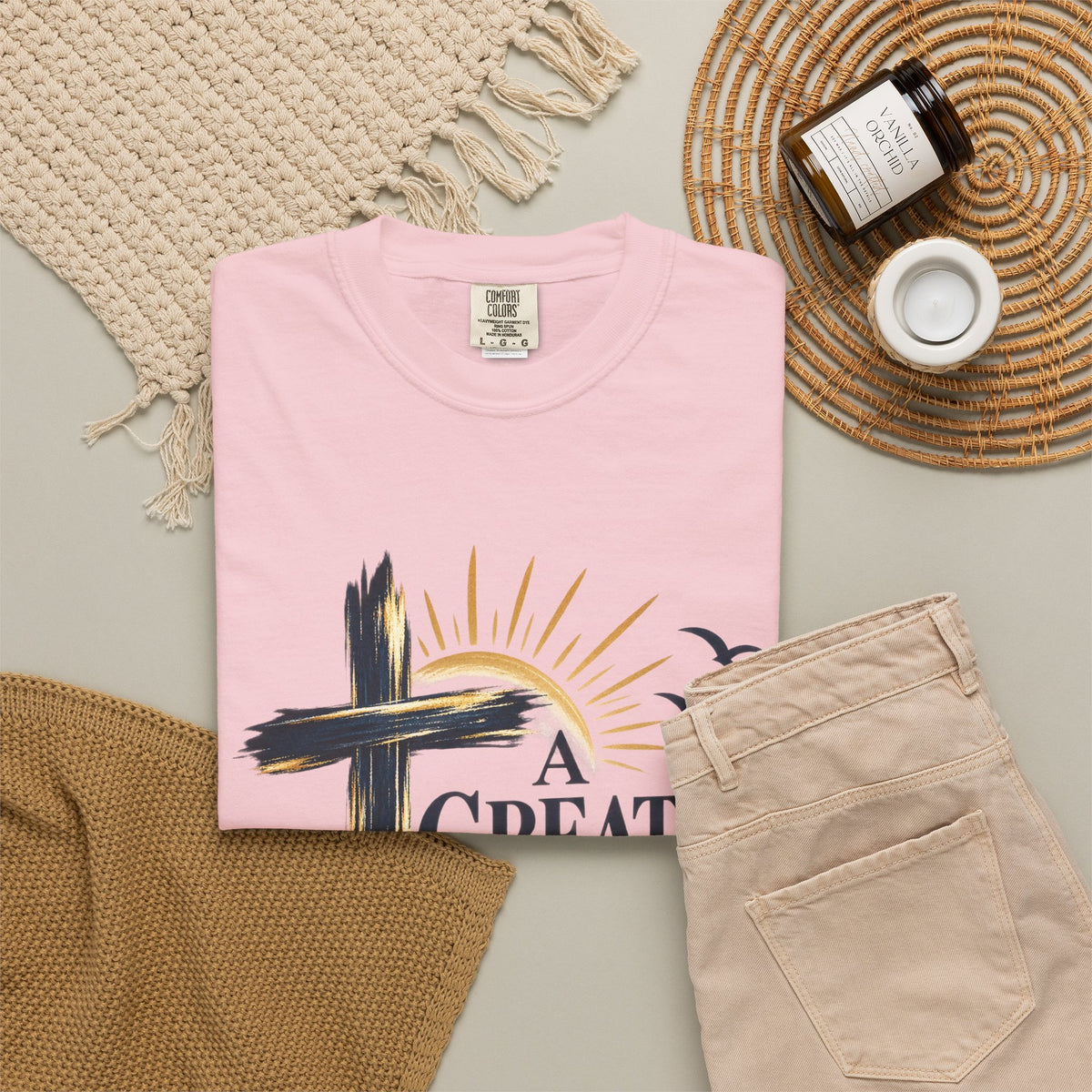 A Greater Story T-Shirt — Faith Anchored Christian Tee