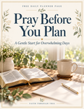 Pray Before You Plan