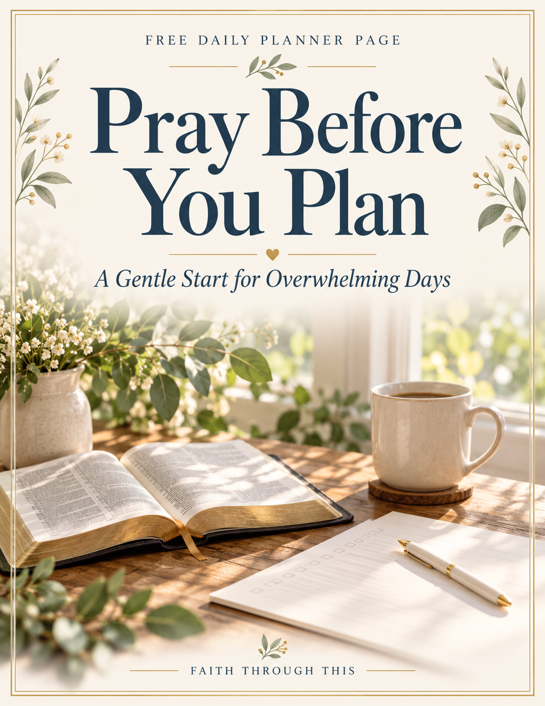 Pray Before You Plan